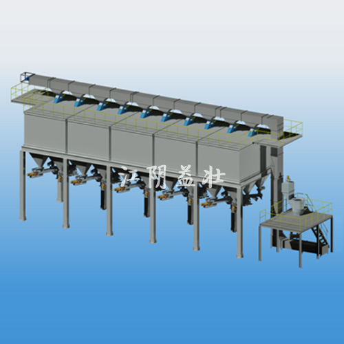 Rotary bucket conveying system